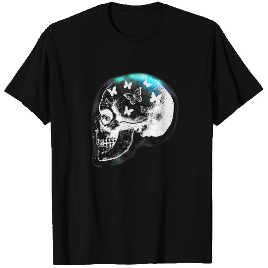 Fairy Grunge Skull Fairycore Skeletons Butterfly Aesthetic T-Shirts