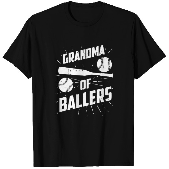 Grandma Of Funny Baseball Softball Mothers Day T-Shirts