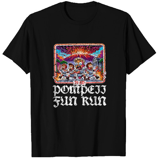 Pompeii Fun Run History Geography Volcanologist Volcanology 2 T-Shirts