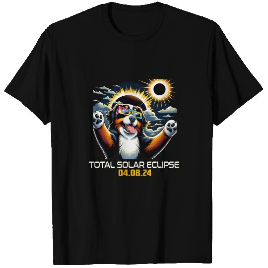 Bernese Mountain Dog Selfie Solar Eclipse 1 T-Shirts