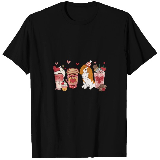 Cavalier King Charles Spaniel Valentines Day Dog Mom 3 T-Shirts