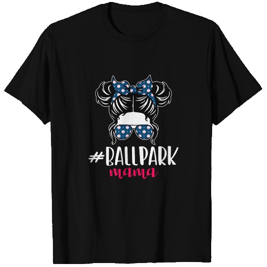 Ball Park Mama Baseball Softball Cool Mothers Day T-Shirts