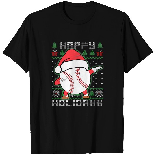 Baseball Ball Santa Hat Christmas Pajama Cool Sport xmass 5 T-Shirts