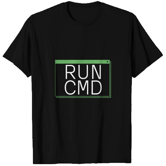 RUN CMD Command prompt DOS Screen T-Shirts
