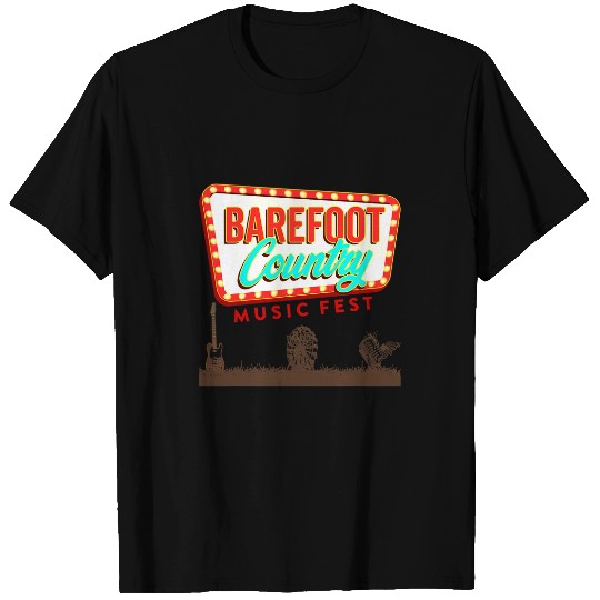 Barefoot Country Music Fest 2fans funy T-Shirts