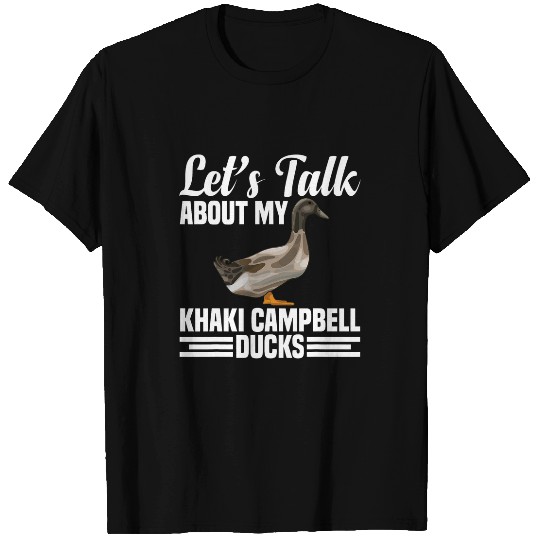 Duck Pet Khaki Duck Dad Khaki Duck Food Enclosure Khaki Ducks T-Shirts