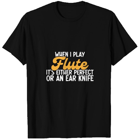 Flutist Music Player Orchestra Musician Marching Band Flute T-Shirts
