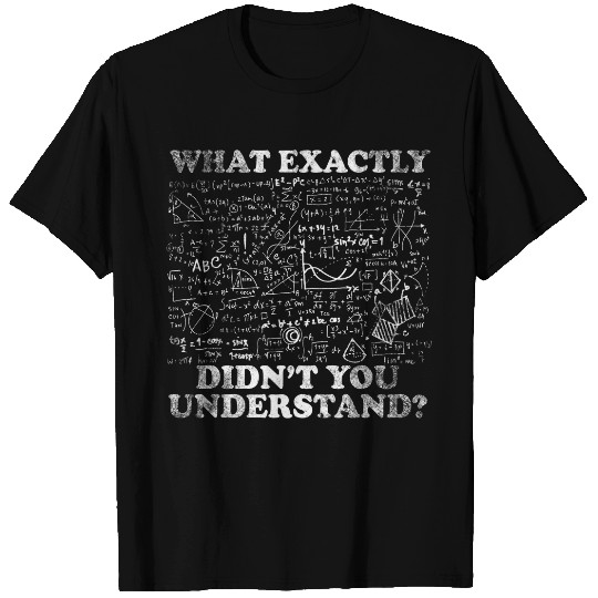 Funny Science Physics Math Mathematics Formulas T-Shirts