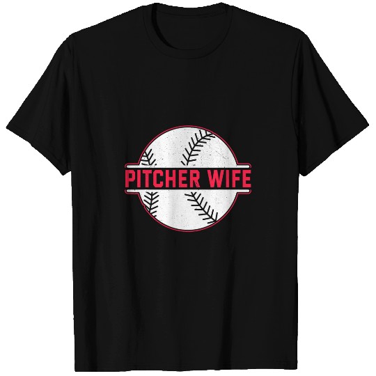 Baseball Pitcher Wife Player Softball Themed Batter T-Shirts