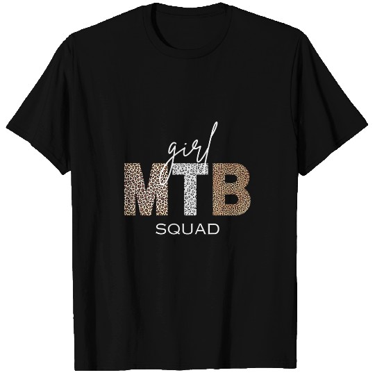 Cute Girl MTB Squad Send It Womens Mountain Biking T-Shirts