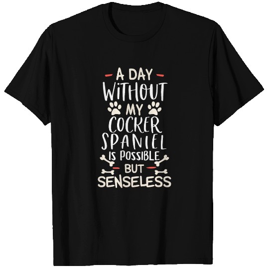 Cocker Spaniel   Men Women Dog Mom Dog Lover 2 T-Shirts