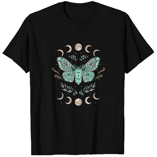 Fairy Grunge Fairycore Aesthetic Goth Luna Moth Butterfly T-Shirts