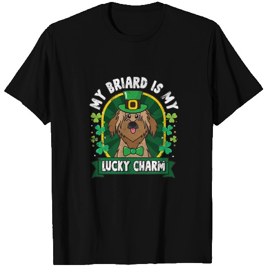 Briard St Patricks Lucky Charm Mom Dad Gift T-Shirts
