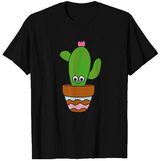 Cute Saguaro In Terracotta Pot T-Shirts
