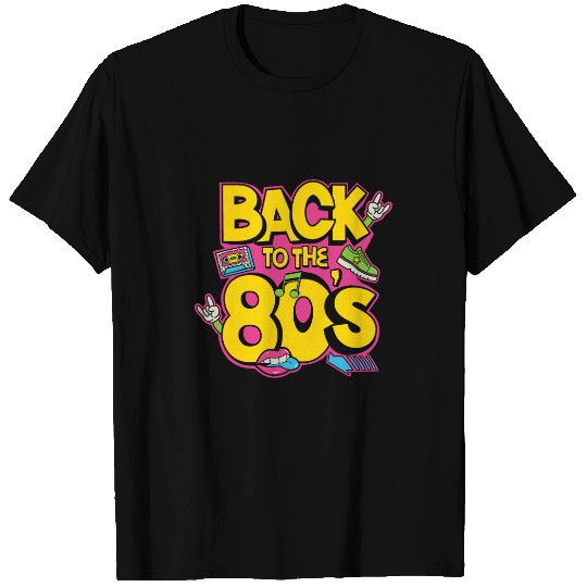 Back To The 80s Women Men Music Retro Cassette Tape Mixtape T-Shirts