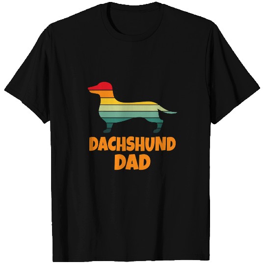 Dog Puppies Dog Animal Lovers Dog Dad Mum Dachshund 2 T-Shirts