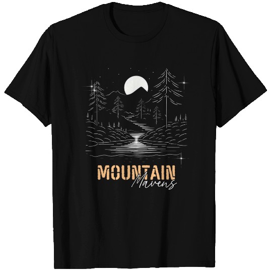 Womens Hiking Mountain Mavens Nature Sunrise Explore Hers T-Shirts
