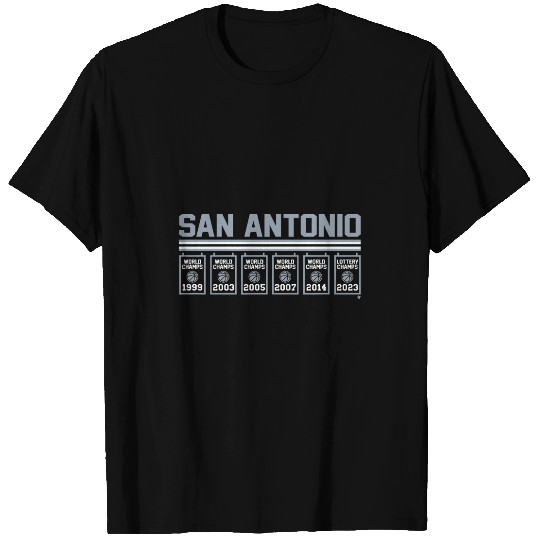 Banners San Antonio Basketball T-Shirts