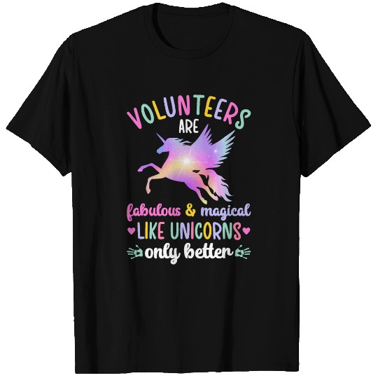 Volunteer Unicorns Voluntary Worker Volunteering T-Shirts