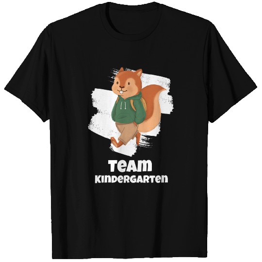 Squirrel Pet Team Kindergarten Cute Squirrel For Kids And Teachers T-Shirts
