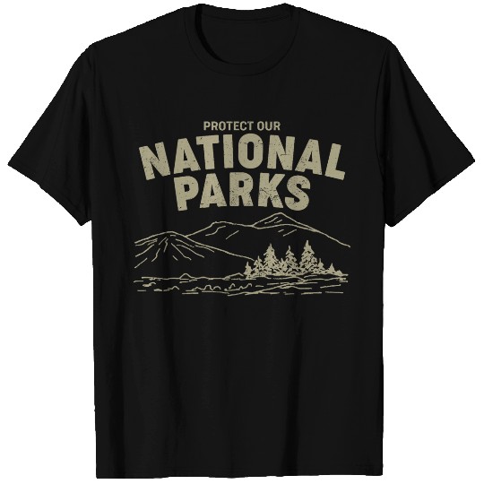 Retro Hiking Protect Our National Parks vintages Preserve T-Shirts