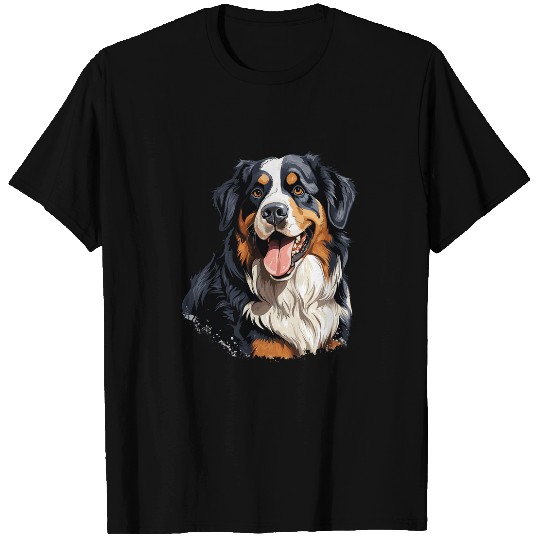Bernese Mountain Dog Breed Lover Cute Graphic T-Shirts