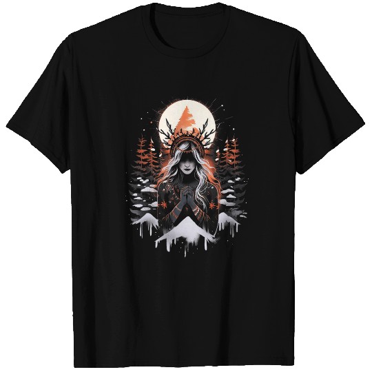 Winter Solstice Christmas Prayer Van Gogh Style 22 T-Shirts