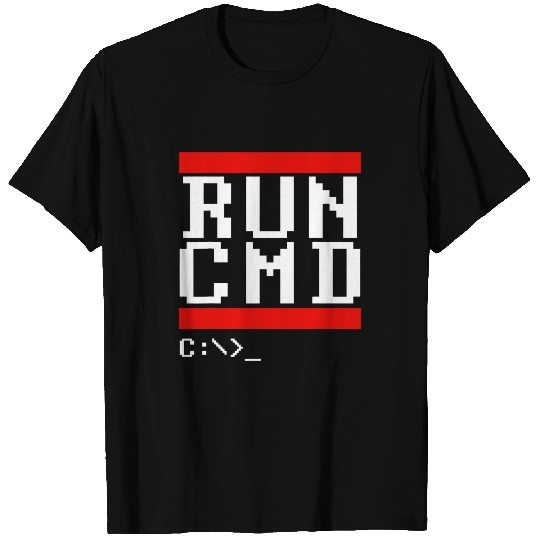 Run CMD s Computer Command Software Coder Programmer T-Shirts