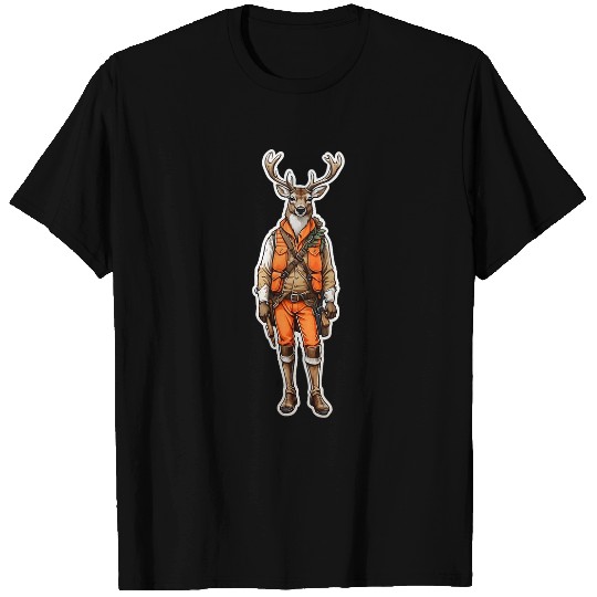 Deer Hunter Deer Majestic Buck Wilderness Explorer T-Shirts