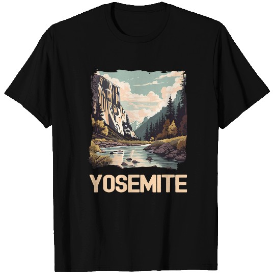 Yosemite National Park Adventure Hiking Nature Design 1 T-Shirts