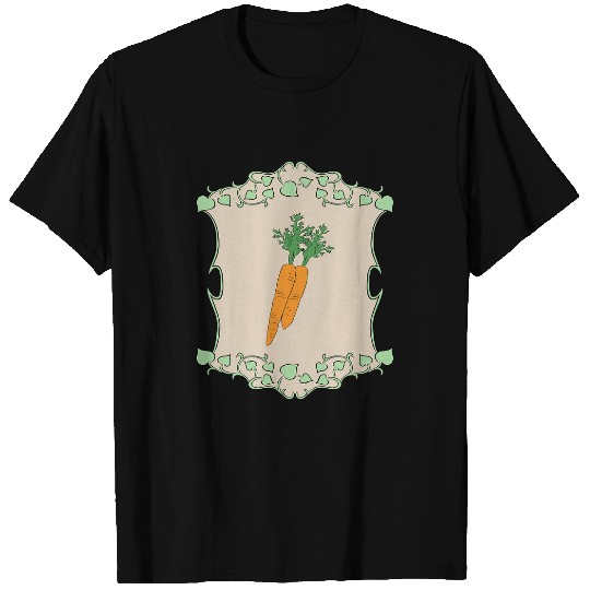 Lacrosse Gift Carrot Farmers Market Vegetable Gardener T-Shirts