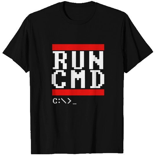 Run CMD Funny Programmer Coding T-Shirts