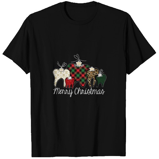 Dental Christmas Merry Christmas Dental Assistant dentists 21 T-Shirts