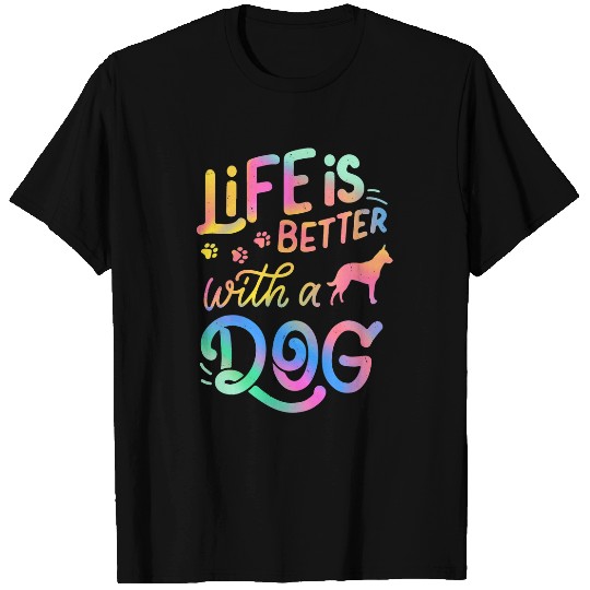 Australian Cattle Life is Better with my Dog Mom Dad T-Shirts