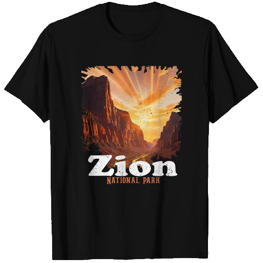 Zion National Park Utah Mountains Nature Hiking Nationalpark T-Shirts