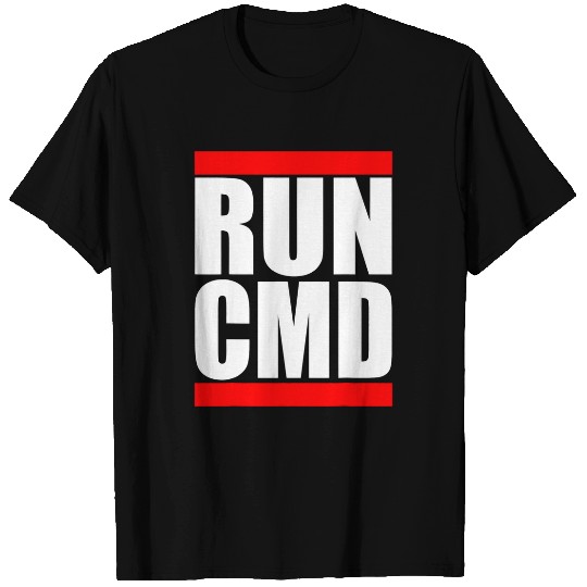 Run CMD Funny Software Developer Programmer 1 T-Shirts
