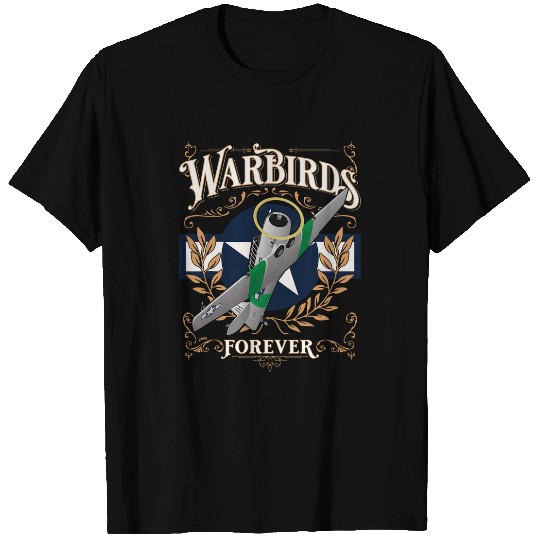 vintages Warbirds Forever Classic WWII Aviation Nostalgia T-Shirts