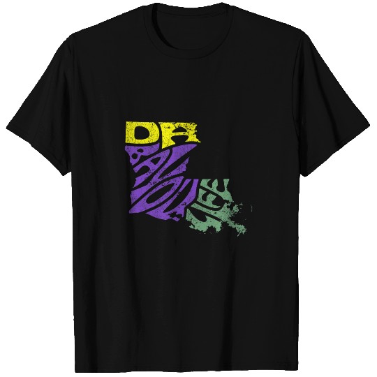 DA Bayou Life Tee Louisiana State Mardi Gras Creole Cajun T-Shirts