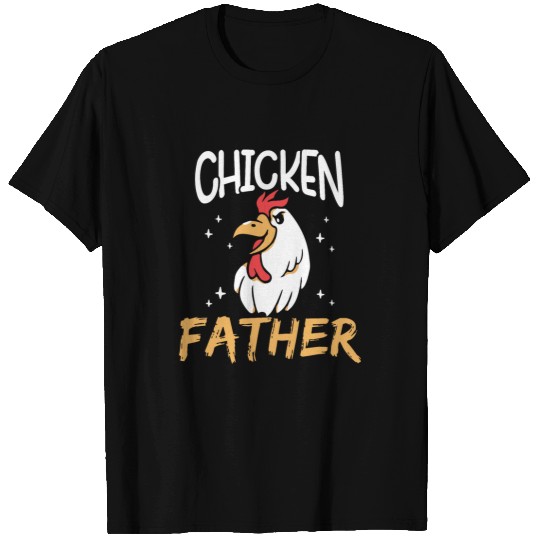 Chicken Lover Father Rooster Chickens Poultry Keeper Chicken Dad T-Shirts