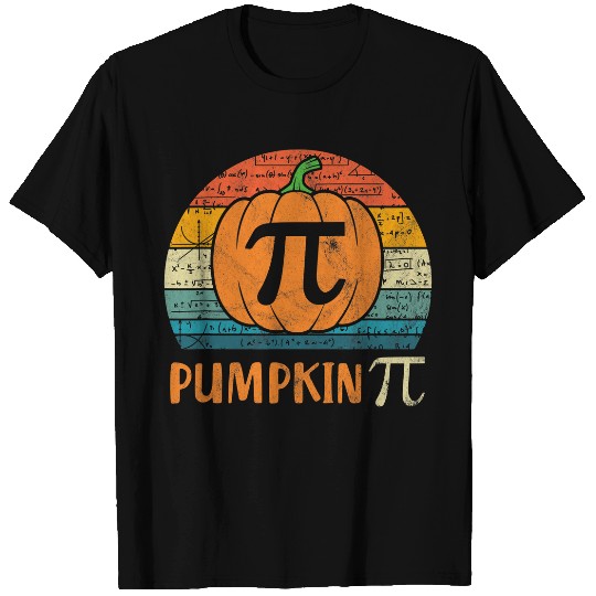 Halloween Pumpkin Pi 3 14 Math Funny Pi Day Thanksgiving T-Shirts
