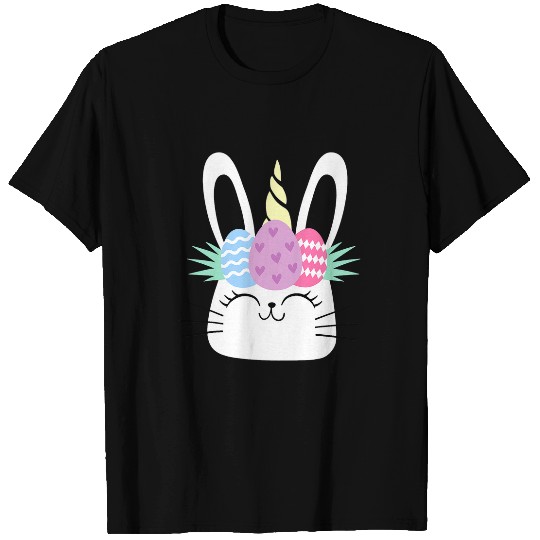 Cute Unicorns Easter Top Girl Easter Bunny Gifts T-Shirts