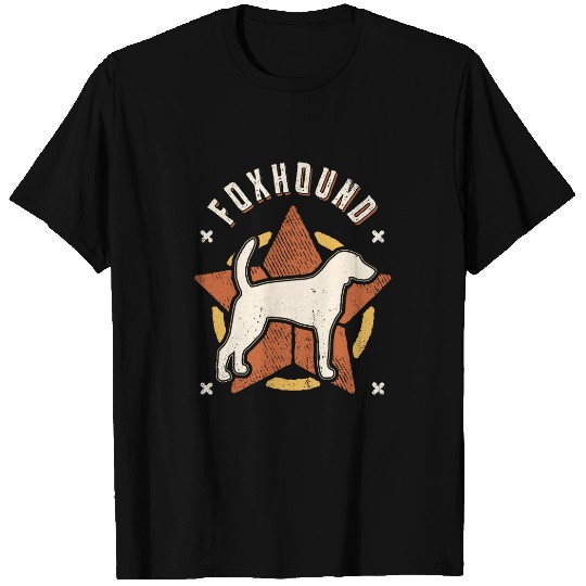 Foxhound vintages Retro Classic Dog T-Shirts