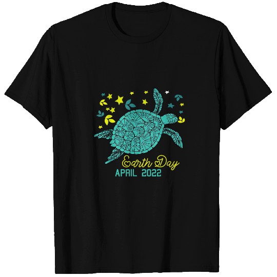 Turtle Pet planet love world environment earth day 6 T-Shirts