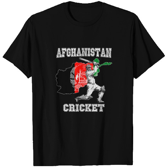Cricket Fan Afghanistan Cricketer Men Women and Youth Afghan Cricket T-Shirts