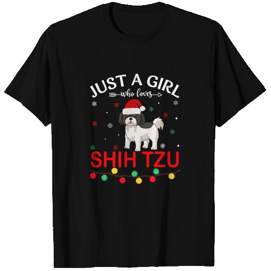 Shih Tzu Dog Lovers xmass Pajama Funny Ugly Christmas Sweater T-Shirts