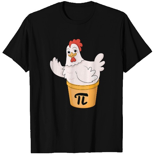 Chicken Pot Pie Funny Math Pi Day Funny Cute Food Lovers T-Shirts