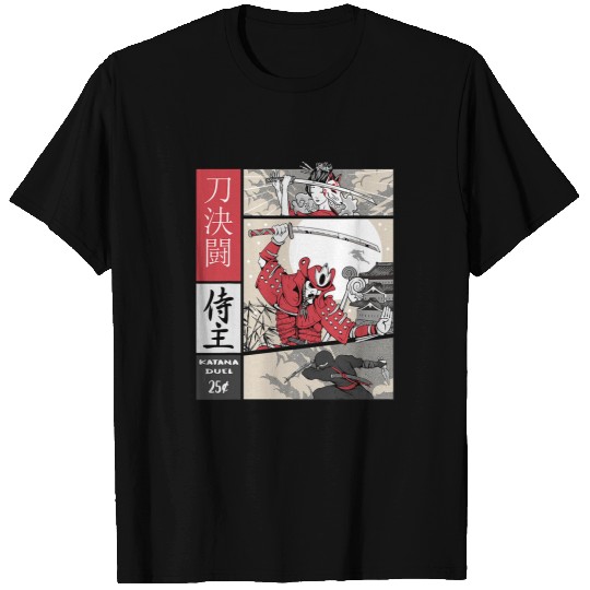 aesthetic clothes geisha ninja 2Samurais comics books style T-Shirts