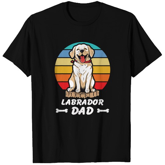 Funny Labrador Retriever Dad For Labrador Dog Dad Lovers T-Shirts