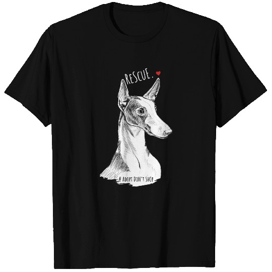 Adopt Dont Shop Italian Greyhound Rescue dogs Iggy Mom Dad T-Shirts