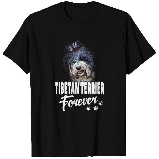 Dogs 365 Tibetan Terrier Forever Cute Dog Lover Gift T-Shirts